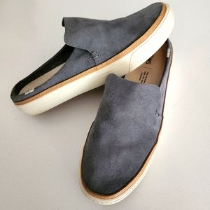 TOMS Sunrise Slip-On Sneaker Blue Suede